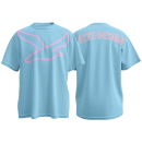 FIETE DESIGN OVERSIZE SHIRT BIG LOGO BALTICBLUE